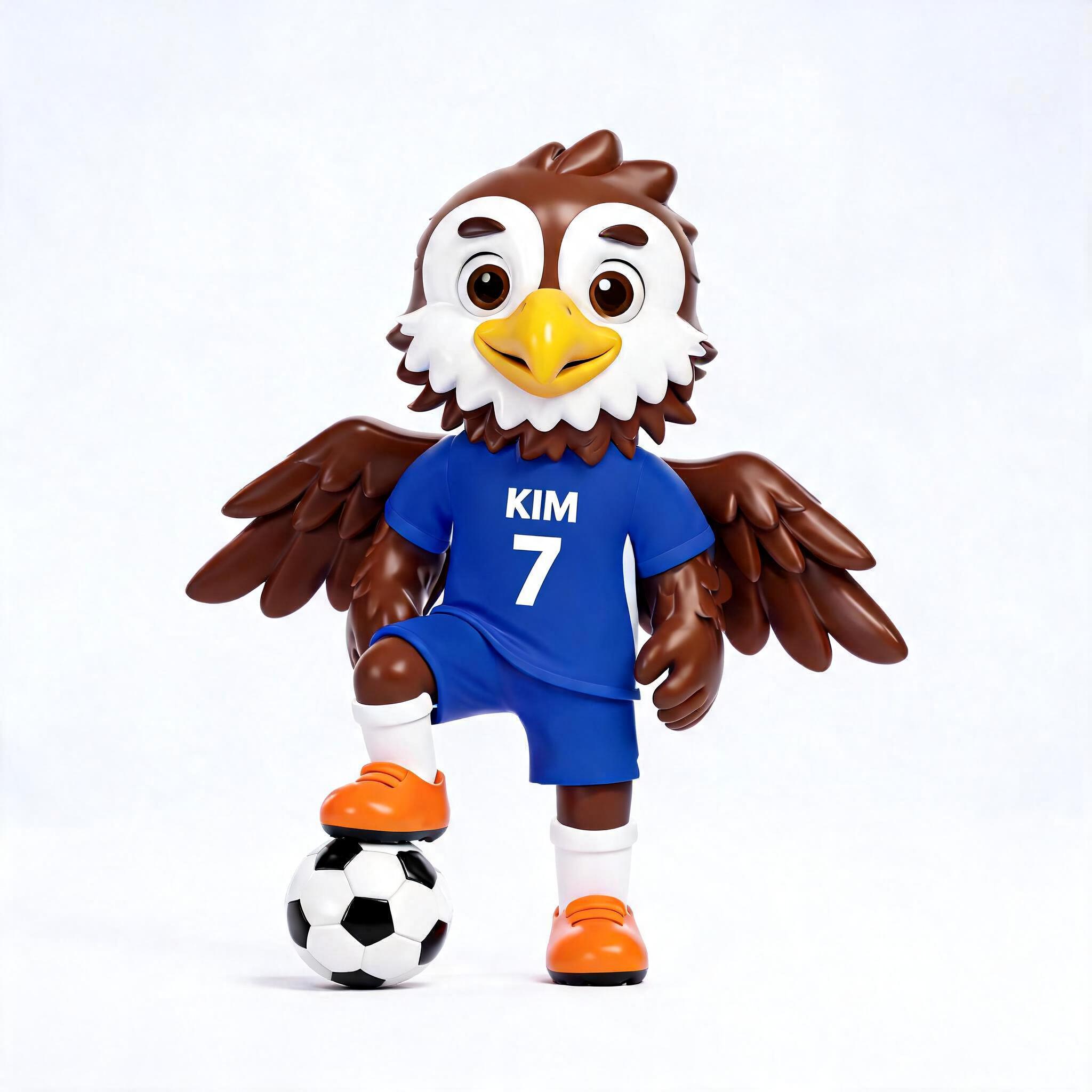 Same eagle mascot personalised KIM 7